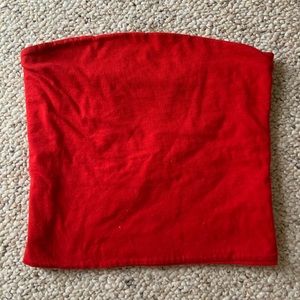 Red Brandy Melville Tube Top